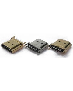 HDMI A Type Connector, MALE, CLAMP TYPE